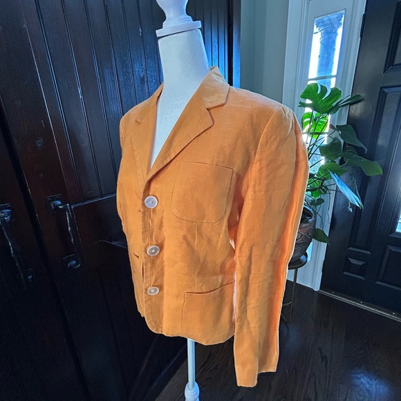 Lauren Ralph Lauren Jackets & Blazers - Lauren Ralph Lauren Vibrant Orange Blazer
